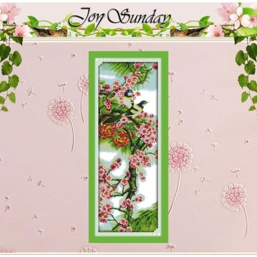 The Plum Blossom Pattern Counted Cross Stitch 11CT 14CT Cross Stitch Set Wholesale Flower Cross-stitch Kit Embroidery Needlework