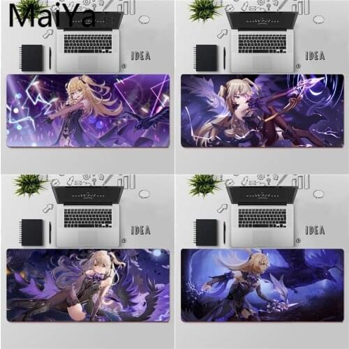 Maiya Top Quality Genshin Impact Fischl Unique Desktop Pad Game Mousepad Free Shipping Large Mouse Pad Keyboards Mat