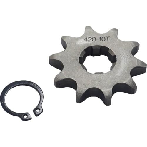 428 10 Tooth 17mm 20mm Front Engine Sprocket for Stomp YCF Upower Dirt Pit Bike ATV Quad Go Kart Moped Buggy Scooter Motorcycle