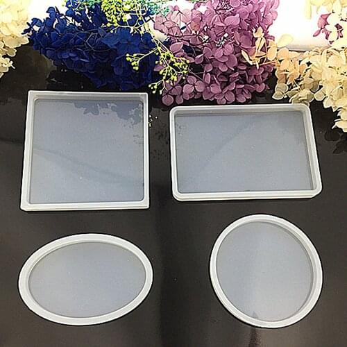 10pcs Multi Shape Silicone Molds Resin Casting Molds For UV Resin Epoxy Mold For Fashion Jewelry DIY Making Tools White