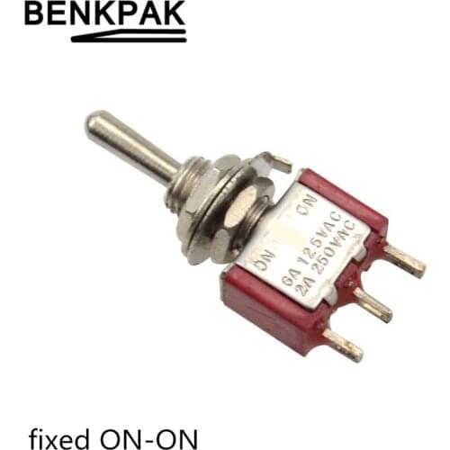 5pcs MTS-102 6mm mini toggle switch,ON-ON,3 pins