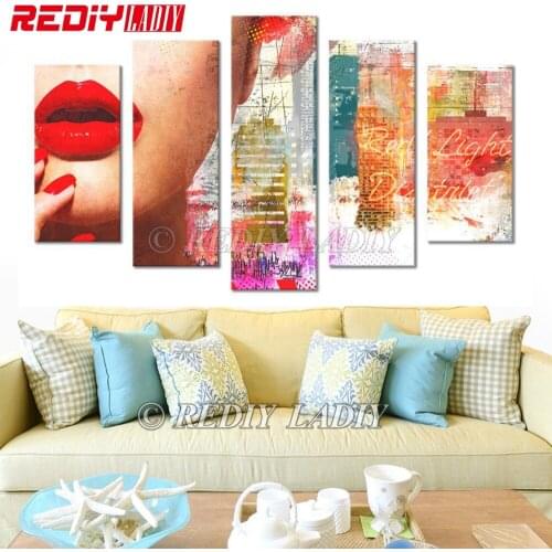 Diamond Painting Triptych 5D Diamond Embroidery Fashion Girl Multi Pictures Rhinestones Cross Stitch Modular Wall Art Home Decor