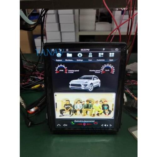 Vertical screen car audio 2 Din Android stereo receiver For-Porsche cayenne 2012-2018 GPS navigation car video multimedia player