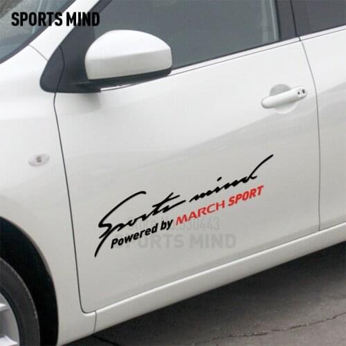 Sports Mind Car Styling On Car Lamp Eyebrow For nissan march k12 Automobiles Car Sticker Decal exterior accessories