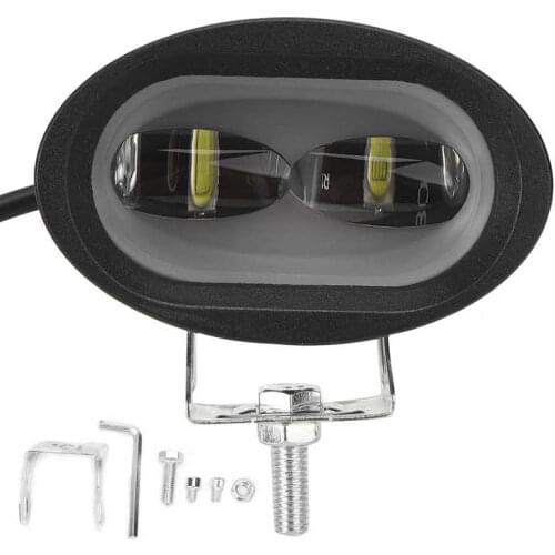 Car accessories Signal Lamp 4in IP67 LED Spotlight Foglight 12‑30V 20W Yellow White 2‑Color Front Bumper Light for Car