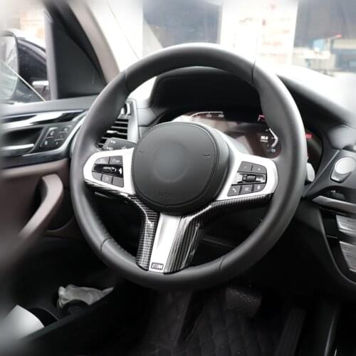 For BMW G20 G28 G29 G30 G32 G38 G11 G12 G05 G01 G02 F40 Z4 X3 Alcant-a sports Steering wheel decoration strip Accessories