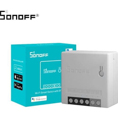 SONOFF MINI2 WiFi Switch Support APP/LAN Smart Timer Module 10A 2 Way Switch Voice Remote Control DIY Work With Alexa