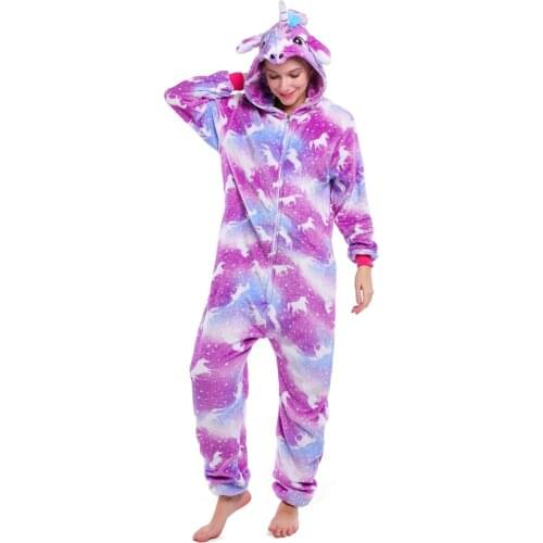 Unicorn Onesies For Kids Adults Onesie Women Pajamas Animal Cosplay One Piece Sleepwear Child Boys Girls Jumpsuit Stitch Totoro