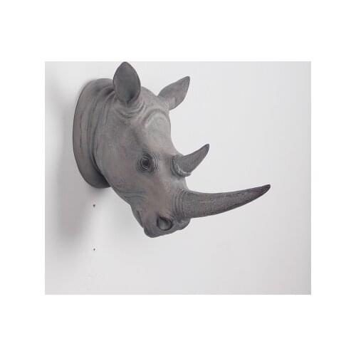 Deer has personality Creative American vintage Animal head head wall decorated Barber shop decoration art craft dies spinner