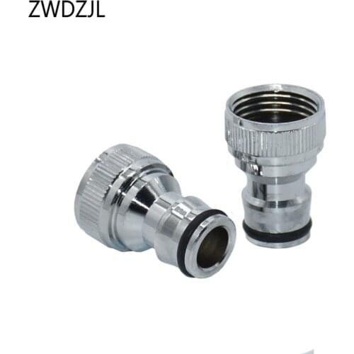 1/2 Inch Brass Tap Fitting Hose Connector Female Thread Nipple Adapter Quick Connector Garden Irrigation Brass Fitting 1pcs