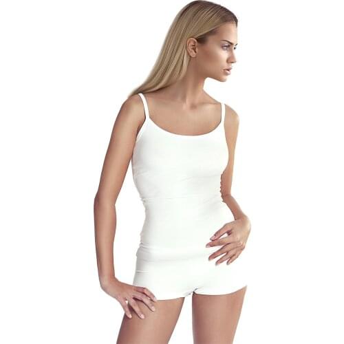 Premium Undershirt for Women - Singlet Tank Top Vest for Girl - Solid Straps Sleeveless Casual Loose T-shirts Ladies Vest Single