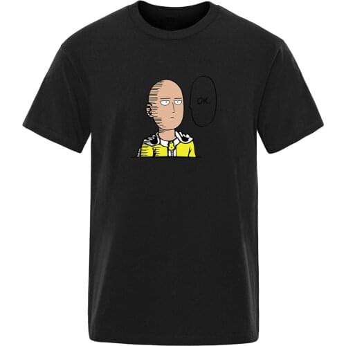 Japan Anime One Punch Men t-shirts summer Casual cotton t-shirts male 2020 harajuku o-neck clothing streetwear top camisetas man