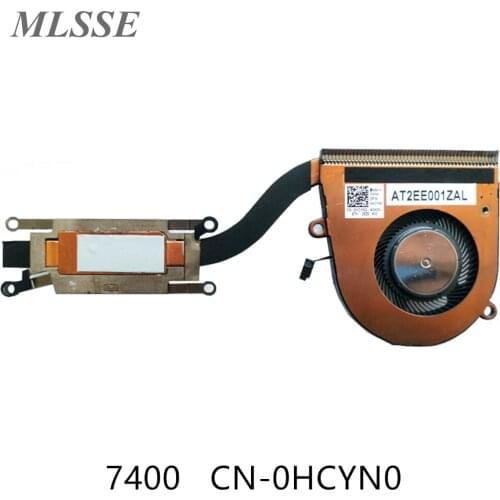 New Original For DELL Latitude 7400 Series CPU Laptop Cooling Heatsink HCYN0 0HCYN0 CN-0HCYN0 100% Test Fast Ship