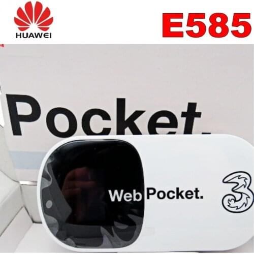 New Original Box HSDPA 7.2Mbps E585 3G Pocket WiFi Router Support HSPA+/HSPA/UMTS 850/2100/900MHz