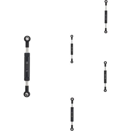 Adjustable Steering Servo Link Rod Panhard Bar for 1/10 RC Crawler Axial SCX10 Traxxas TRX4 D90 Redcat GEN8