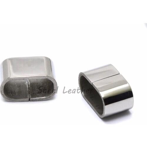 Steel Leather Big Bracelets