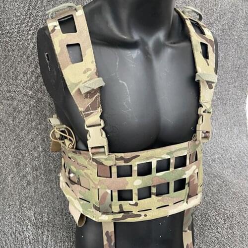 Tactical Chest Rig Vest Military Laser 500D Cutting Molle Hanging Chest Rig Army Airsoft MK4 Carrier Strap Gear Accessories