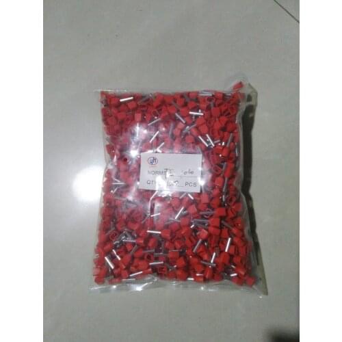 TE1010 Dual Entry Wire terminal Bootlace Ferrules terminal For 2 X 18 AWG 2 X 1.0mm