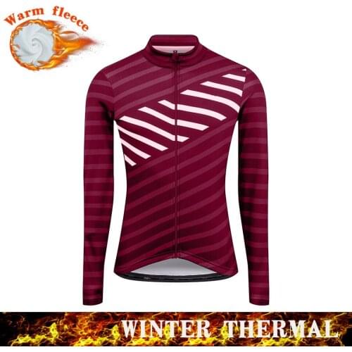 2020 Winter Thermal Fleece Cycling Jersey Long Sleeve Ropa Ciclismo Hombre Bicycle Wear Bike Clothing maillot Ciclismo