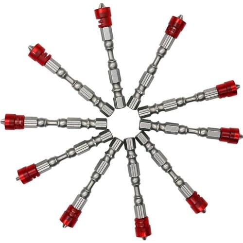 10pc Magnetic Screwdriver Bit Plasterboard Drywall Screwdriver Bits Screw Driver Bit 1/4"