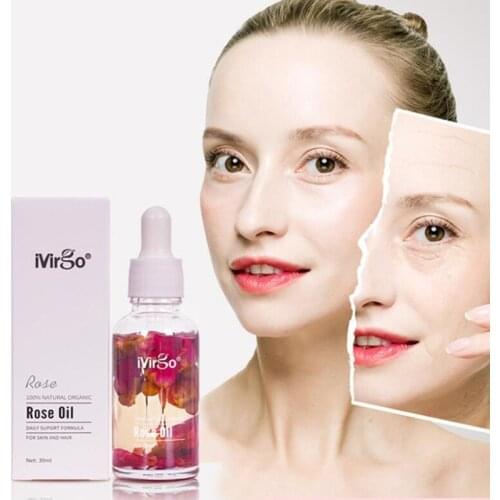 100% Pure Natural Multifunction Skin Care Body Massage Oil Hair oil, Rose Essential oil organic face Serum