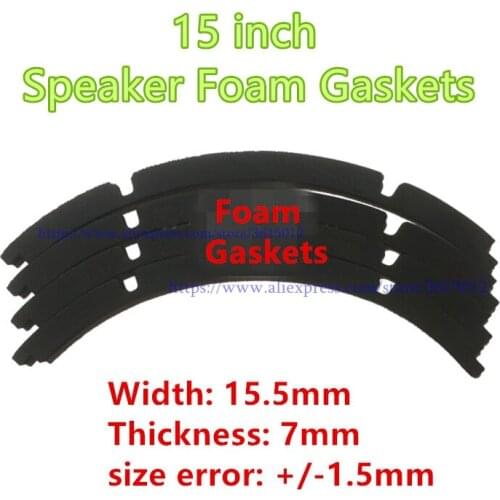 20 Sets /lot Replace To WOOFER 15 Inch 15.5mm/7mm Bass Speaker Foam Gaskets