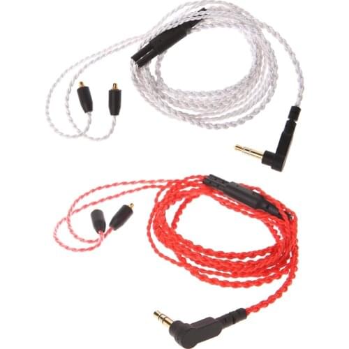 3.5mm Earphone Cable Detachable MMCX Connector Cord For Shure SE215 SE425 UE900 Y3ND
