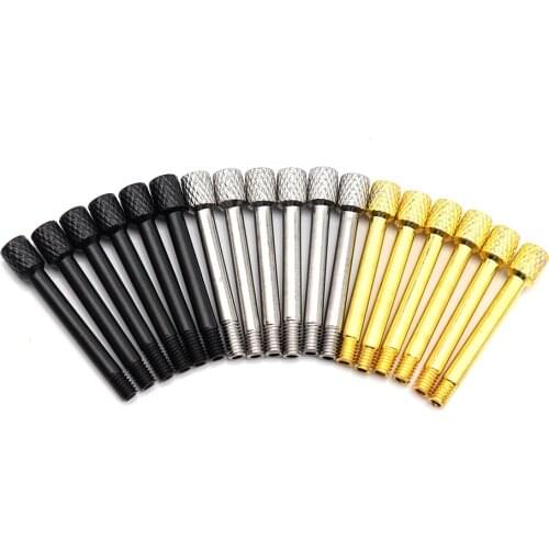 6pcs Brass Electric Guitar Floyd Rose Tremolo Bridge Saddle Clamp String Screw