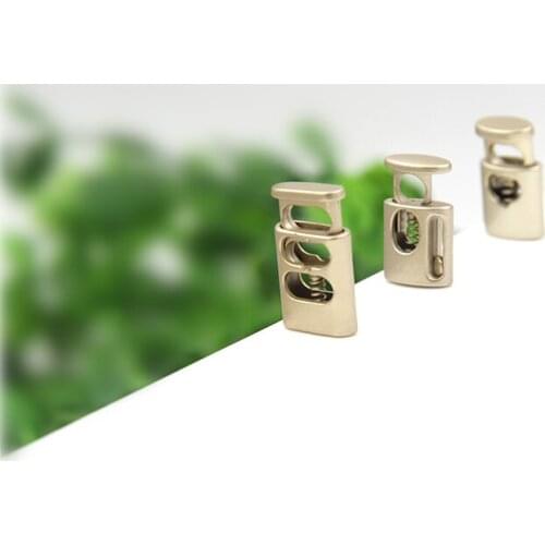 6pcs/lot Button Accessories Rope Button Metal Spring Down Jacket Bell Hanger Accessories Adjustment Buckle Clothing Accessories