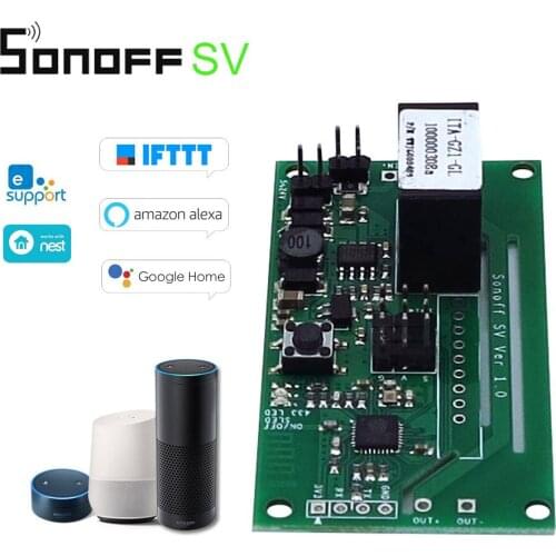 Sonoff SV ITEAD Safe Voltage WiFi Wireless Switch Module Support Secondary Development Timing IOS/Android APP Control Smart Home