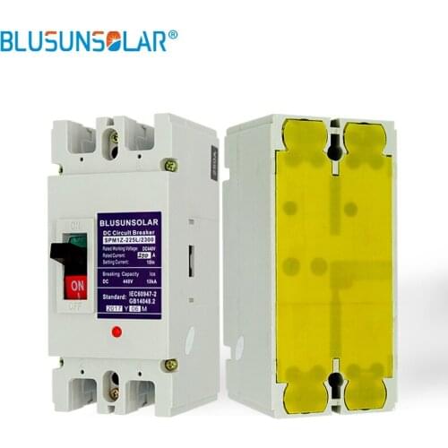 BULSUNSOLARNew Electronic MCB 2P 63A DC440V Solar Energy Photovoltai DC Circuit Breaker