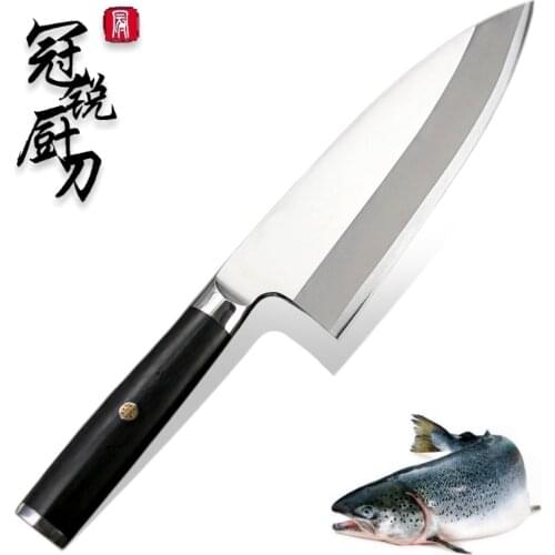 Deba Fish Knife Professional Carving Kitchen Knives Stainless Steel Razor Sharp Blade Chef Cooking Tools Japanese Kitchen Knife