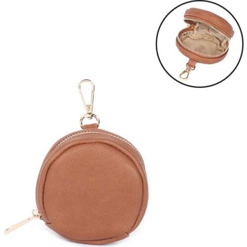 Pacifier Holder Pink Fashion Safe Soother Container Box Easy to Clean Handy Pacifier Pocket Solid Travel Storage