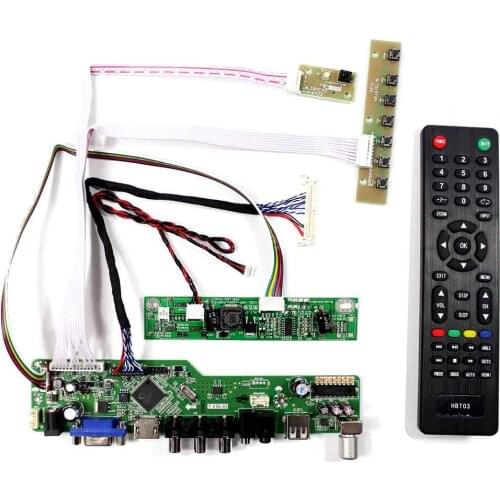 Latumab Driver Board for LM215WF4-TLE8 / LM215WF4 Matrix 21.5" Screen Display Panel Controller Board 1920×1080 TV+HDMI+VGA+USB
