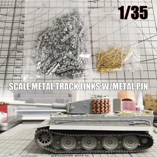 1/35 Scale Metal Track Links w/metal pin for German Tiger I Tank Model Kit sx35020