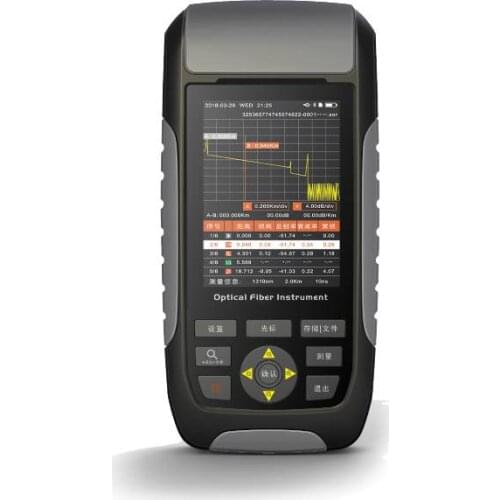Mini OTDR optical fiber reflectometer 980rev, with 4 functions VFL OLS OPM light source, optical fiber cable Ethernet tester