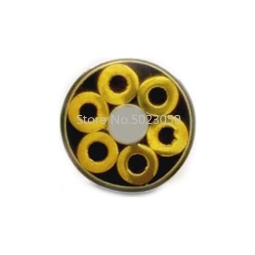 4mm diameter DIY Knife shank Mosaics Pin Rivets 9cm length nail Brass tube+steel tube #405