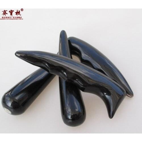 Natural heishui horn massage cone foot massage device health care device hammer