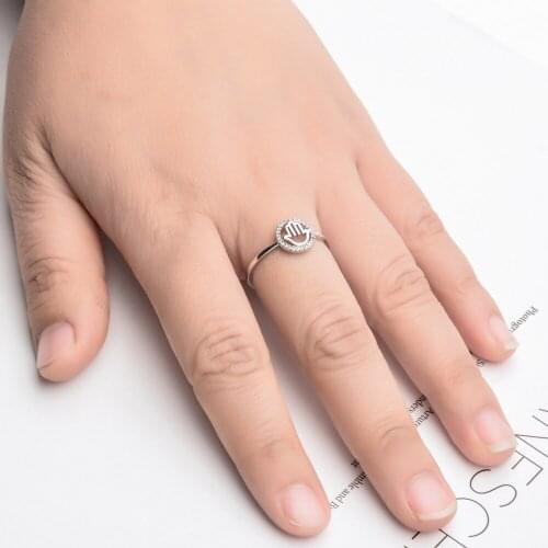 Small and exquisite cubic zirconia finger ring, a jewelry gift suitable for women/girls to propose marriage JZ-024