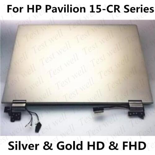 Original L20823-001 L20827-001 For HP Pavilion 15-CR 15-CR0087CL HD or FHD LCD LED touch screen assembly with cover