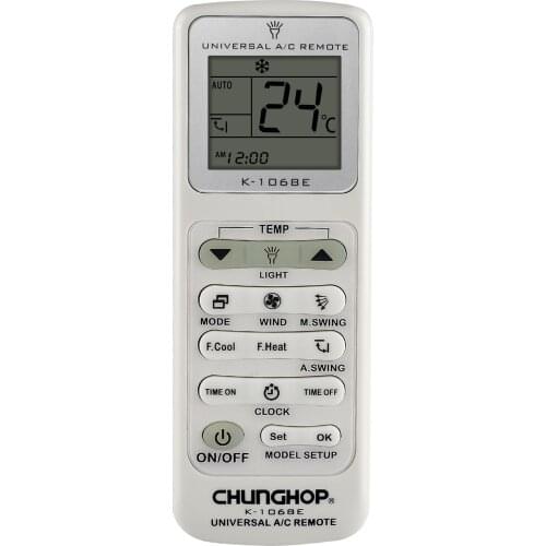 Air Conditioner Remote Control For Geer Hitachi Yutu Toshiba ADC Konka Samsung Gree Haier AUX SANYO Panasonic Chunghop K-1068E