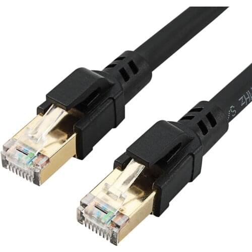 RJ45 Cat8 Ethernet Network Lan Cable Patch Cord 25/40Gbps for Router Laptop
