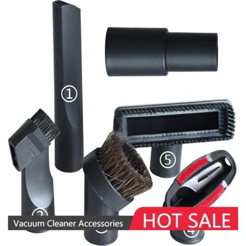 6pcs Vacuum Cleaner Brush Nozzle Home Dusting Crevice Stair Tool Kit 32mm 35mm Durable And Reliable