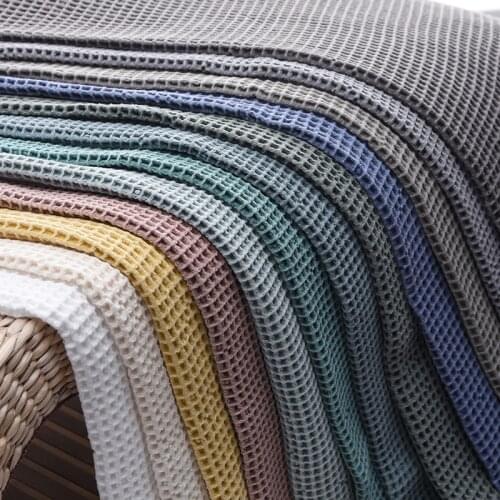 Width 57'' Soft Pure Cotton Breathable Fabric By The Yard For Sofa Cover Cushion Pillow Handmade DIY Material