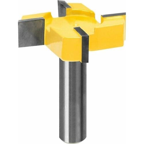 Carbide Router Bit 1/2 Inch Shank 2" Cutting Diameter Woodworking Tenon Milling Cutter Wood Drilling Tools