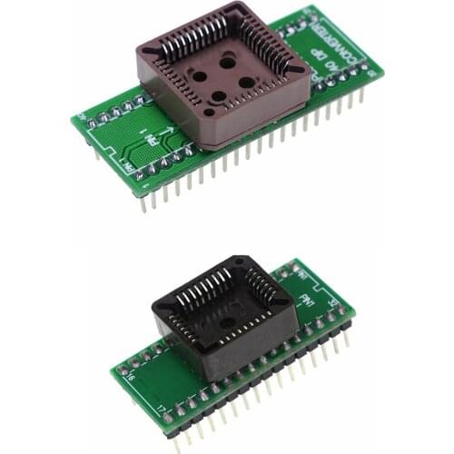 PLCC32 to DIP32 PLCC44 to DIP40 USB Universal Programmer IC Adapter Tester Socket for TL866CS TL866A EZP2010 G540 SP300
