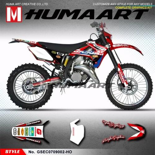 HUMAART MX Decals Vinyl Stickers Backgrounds for GAS GAS EC SIXDAYS NAMBOTIN FSE FSR 125 200 250 300 450 515 2007 2008 2009