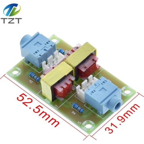 XH-M372 Stereo /Audio Isolator Vehicle Common Ground Suppression Interference Noise Isolation Module Transformer Coupler