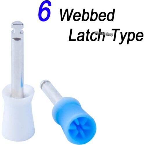 100pcs Dental Tooth Polish Polishing Cup Prophy Brush Rubber Dental Latch Rubber Cups Dental Care Tool for Oral Hygiene