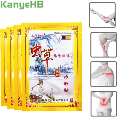 32pcs/4bags Precious Cordyceps Arthritis Rheumatism Patch Back Muscle Fatigue Joints Pain Plaster Medical Painkiller Sticker